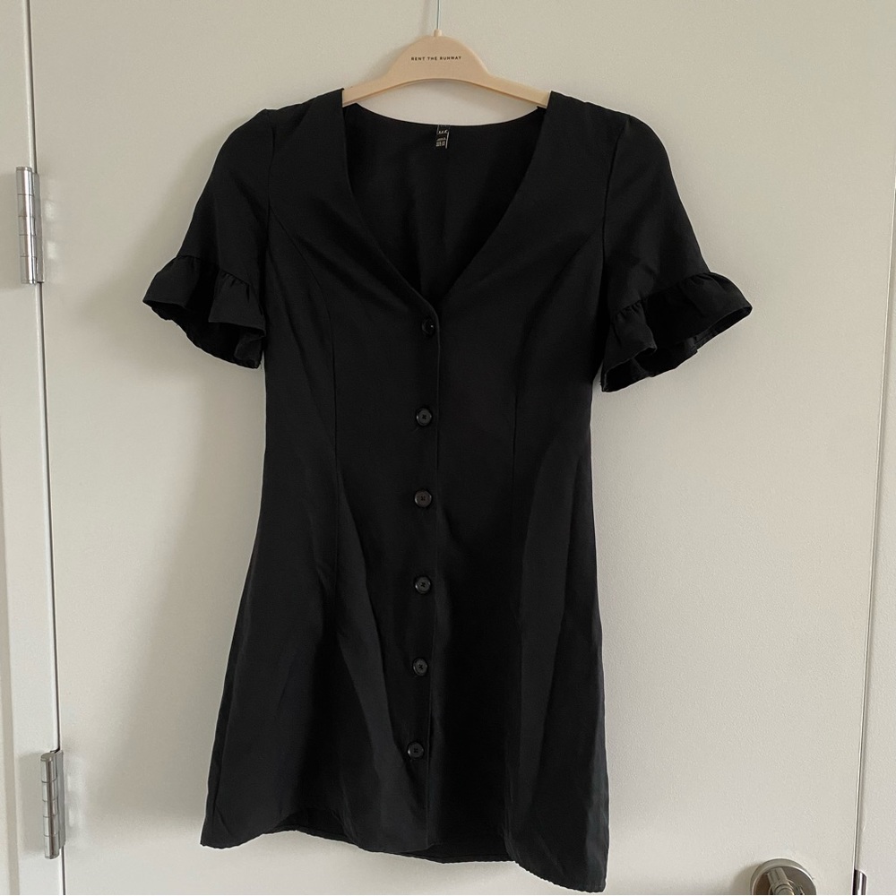 Zara black button up dress - size XS - Picture 5 of 5